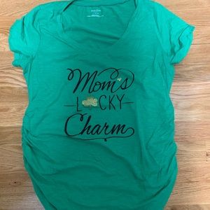 Motherhood Maternity St Patrick’s Day t shirt